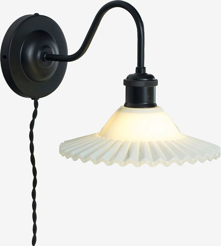 Vegglampe Silvia, Svart