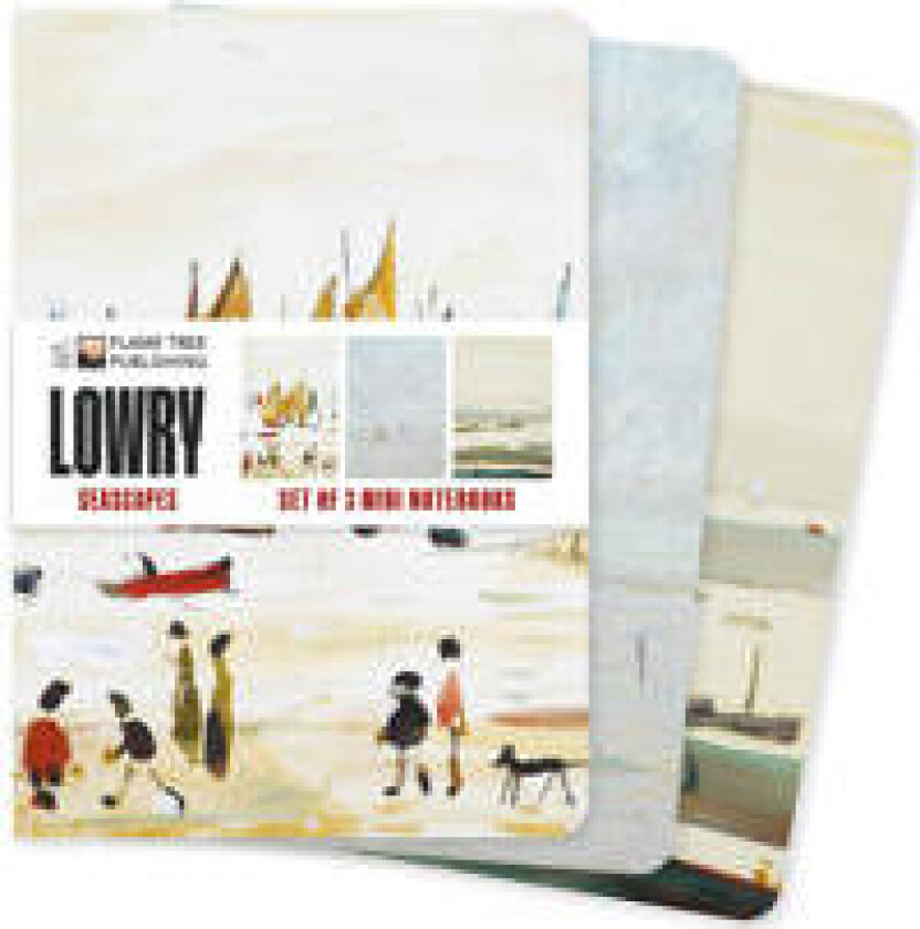 L.S. Lowry: Seascapes Set of 3 Midi Notebooks
