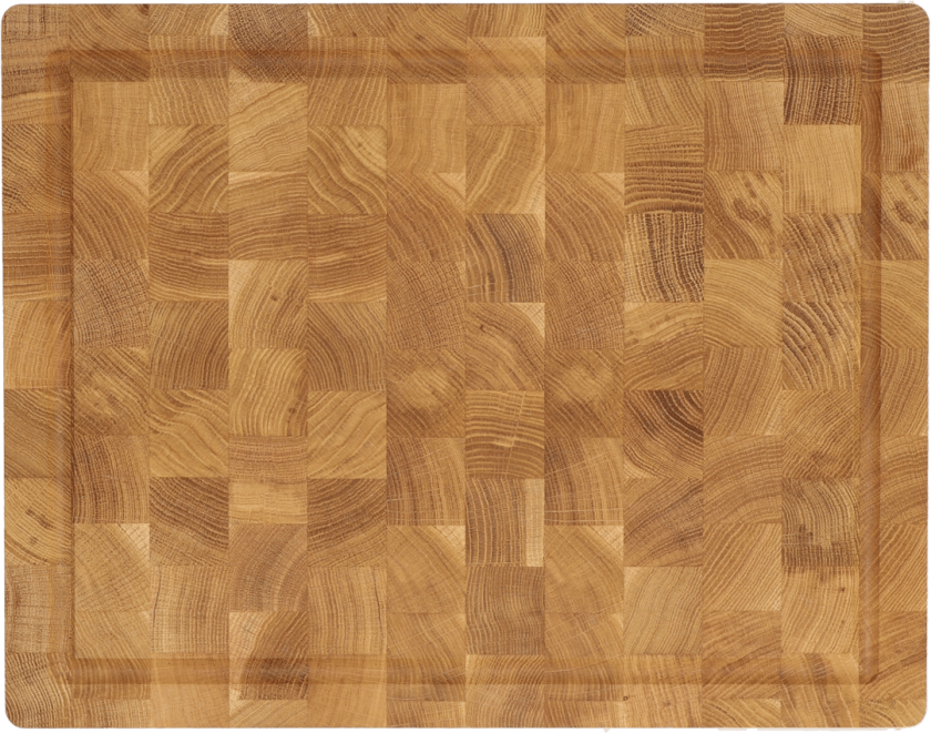 skjærefjøl i endetre med rille Eik