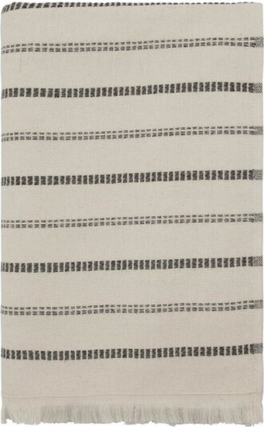 Håndkle 70x140 cm offwhite/svart
