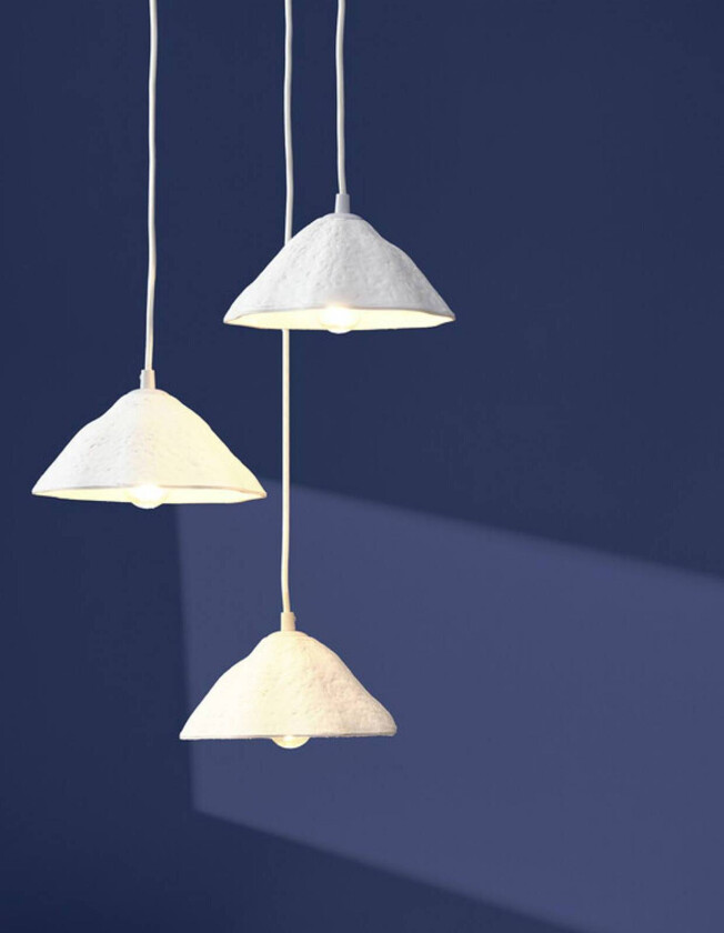 OSRAM hengelampe Decor Lotus Leaf, 3 lyskilder, hvit, papir, E14