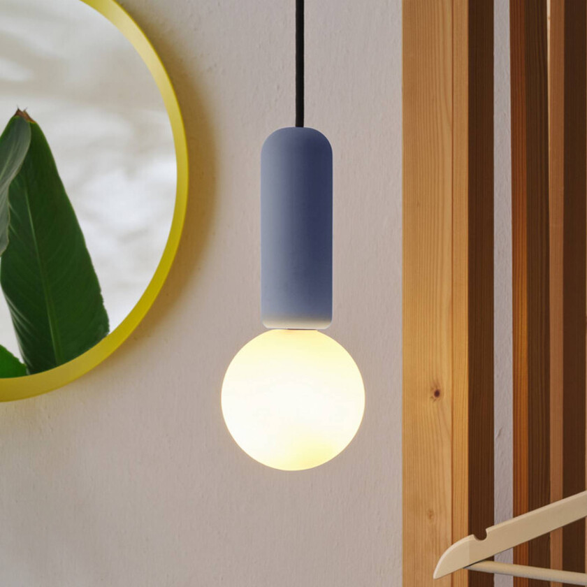 OSRAM hengelampe Decor Concrete Mic, blå, betong, G9