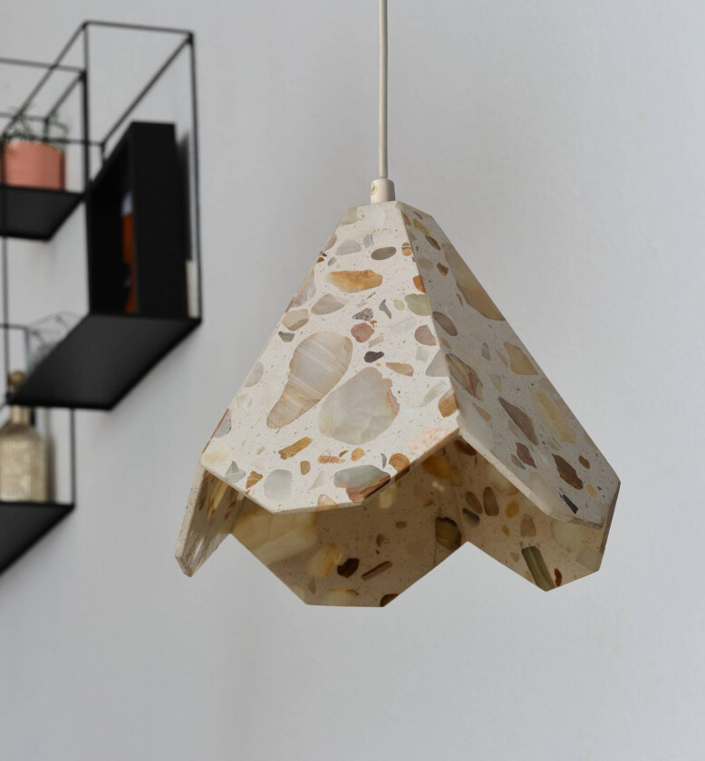 OSRAM hengelampe Decor Gleam Flower, terrazzo, beige, E27