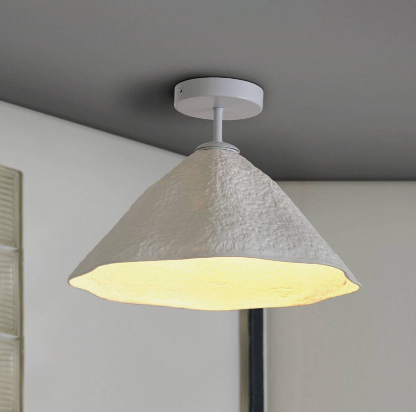 OSRAM taklampe Decor Lotus Leaf, 1 lyskilde, hvit, papir, E27