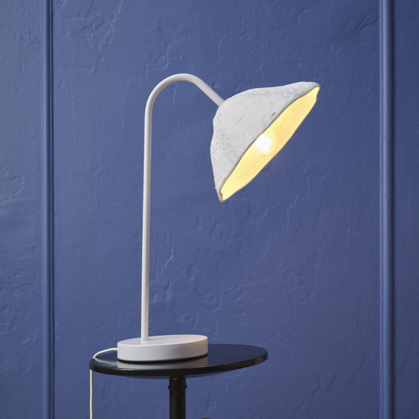 OSRAM bordlampe Decor Lotus Leaf, 1 lyskilde, hvit, papir, E14