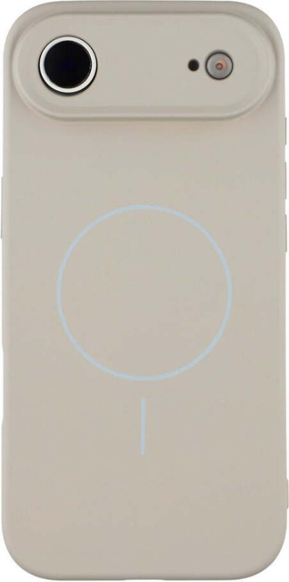 iPhone Air Fleksibelt Plast Deksel med Fôr Innvendig – MagSafe Kompatibel – Grå