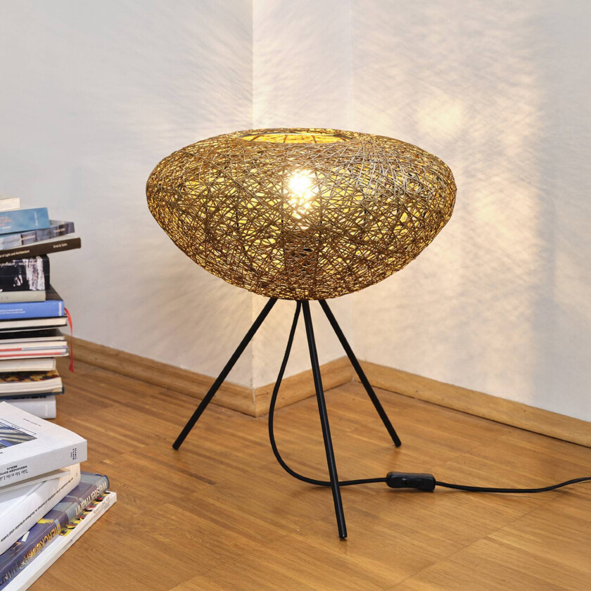 OSRAM bordlampe Decor Paper Drop, trefot, beige, E27