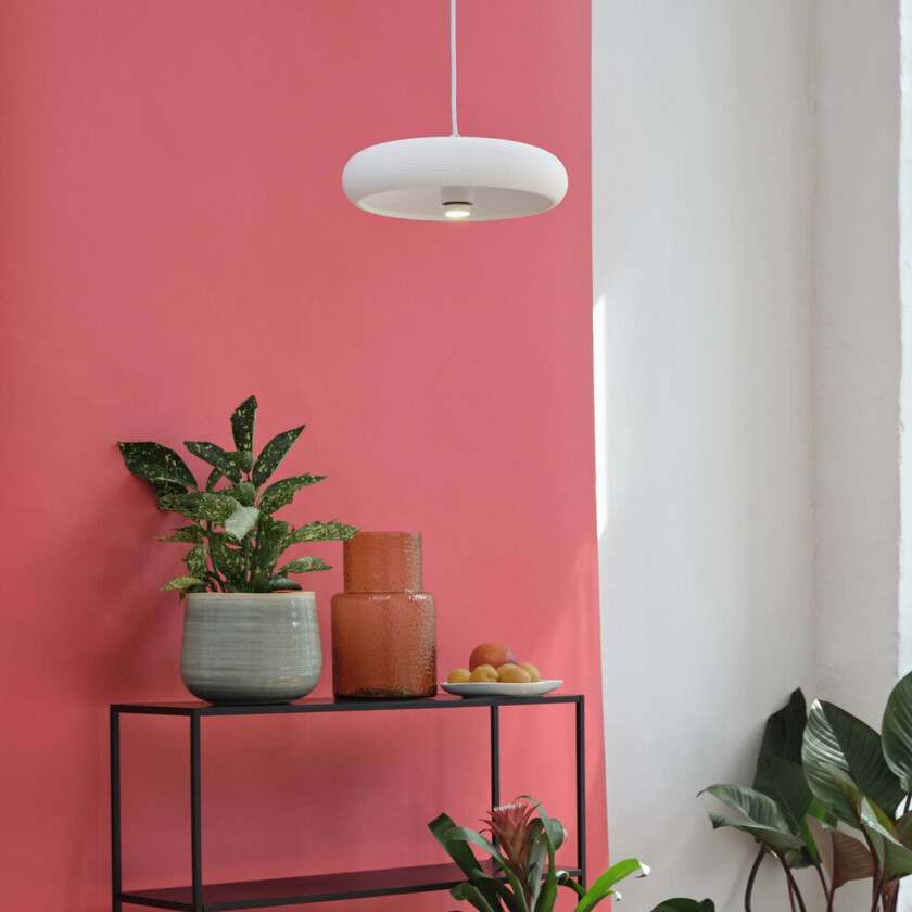 OSRAM hengelampe Decor Plaster Pure, gips, Ø 30 cm, E27