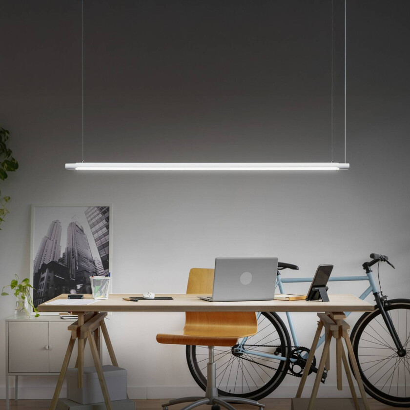 OSRAM LED-hengelampe til kontor Office line Slab hvit 4.000 K dimbar