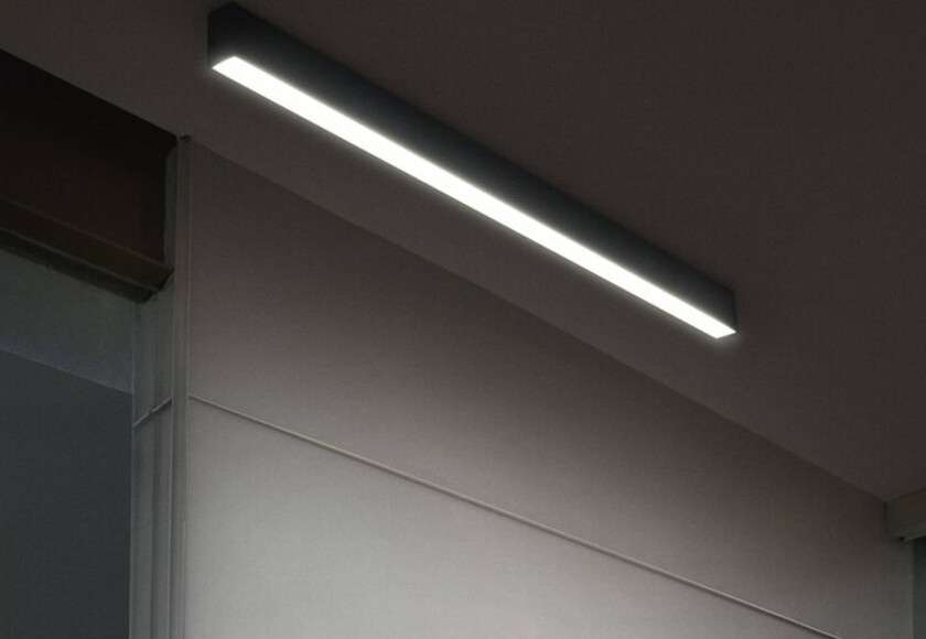 OSRAM LED-taklampe Office line Cuboid svart 4000 K dimbar