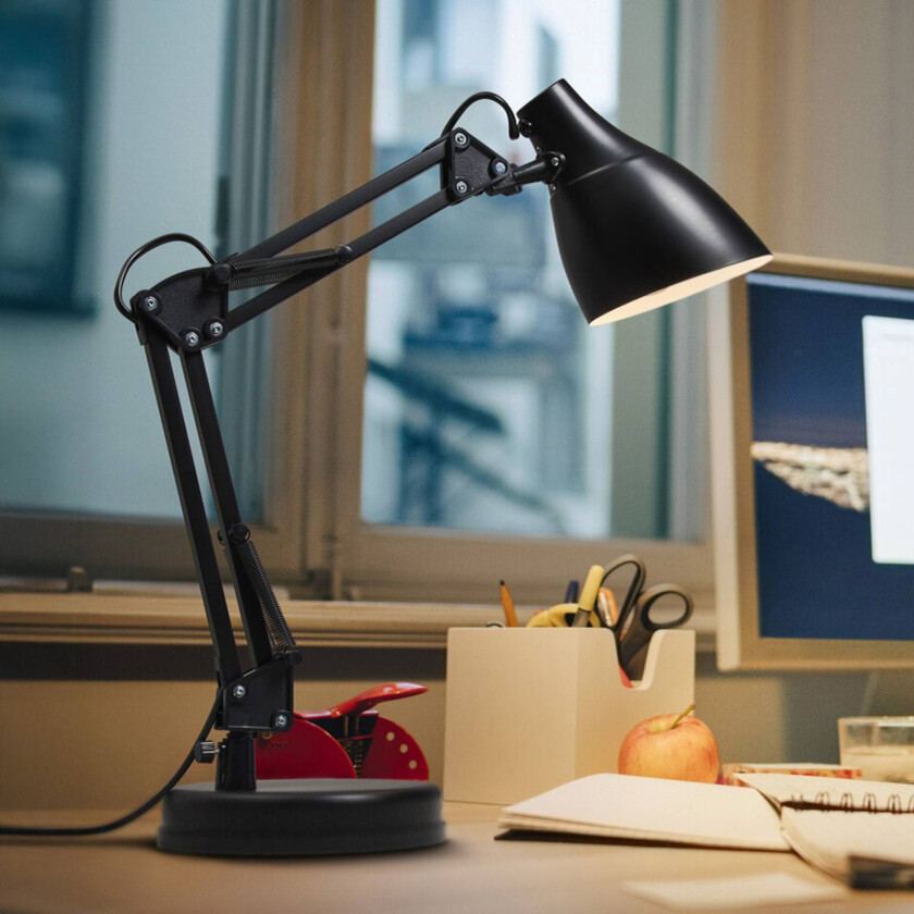 OSRAM bordlampe Office Line Desk Pear, svart, E27