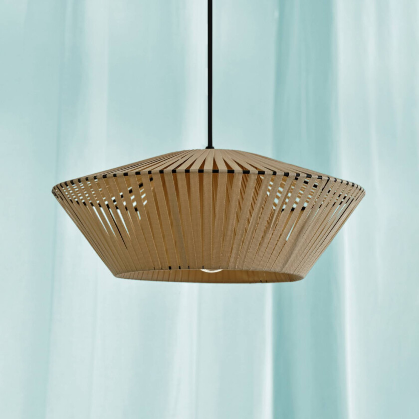 OSRAM hengelampe Decor Stripes Ø 40,5 cm, beige, tekstil, E27