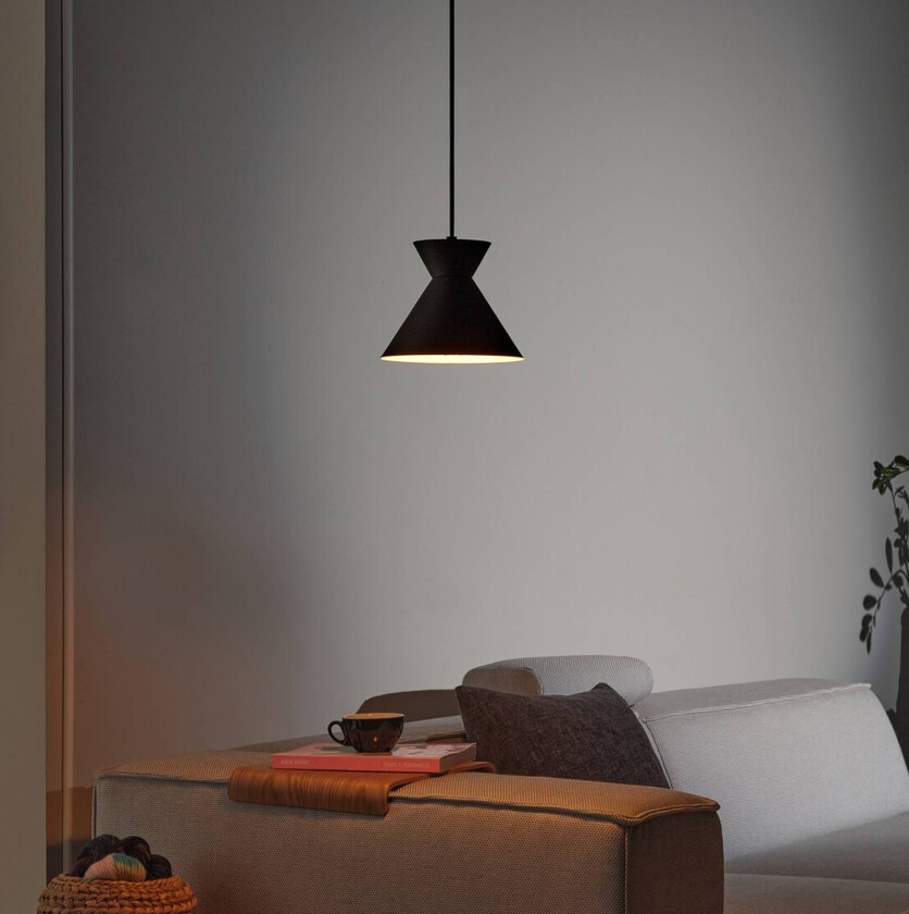 OSRAM hengelampe Decor Waist, stål, svart, E27