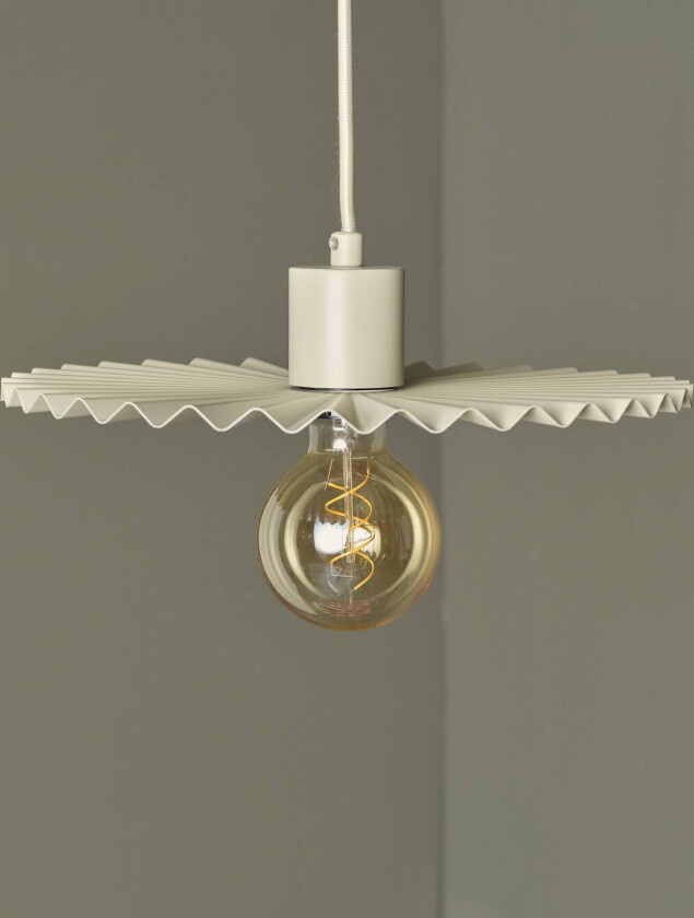OSRAM hengelampe Decor Plissee, beige, stål, E27