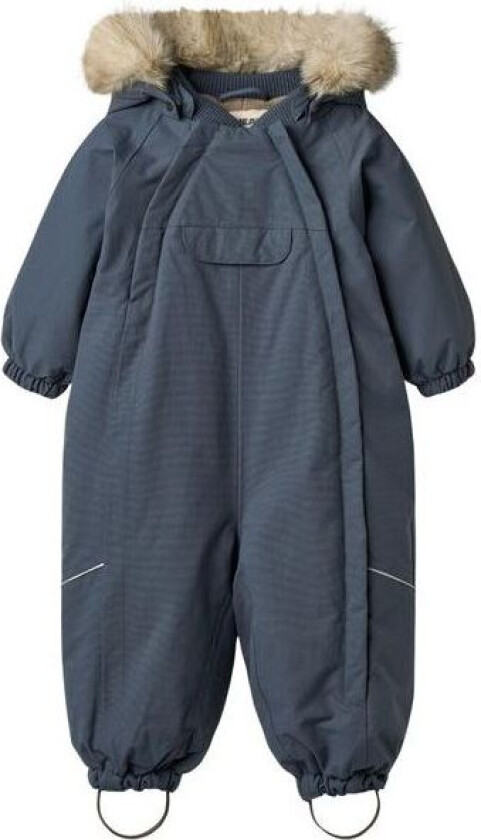 Wheat Nickie vinterdress til baby, Greyblue