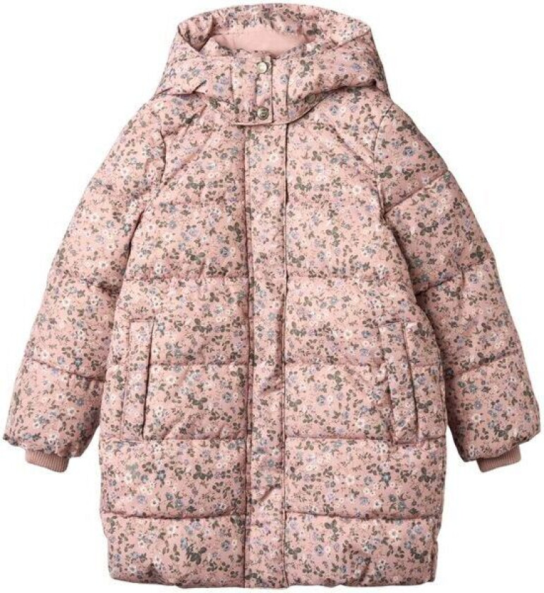 Wheat Yrsa boblejakke til barn, Rose Powder Flowers