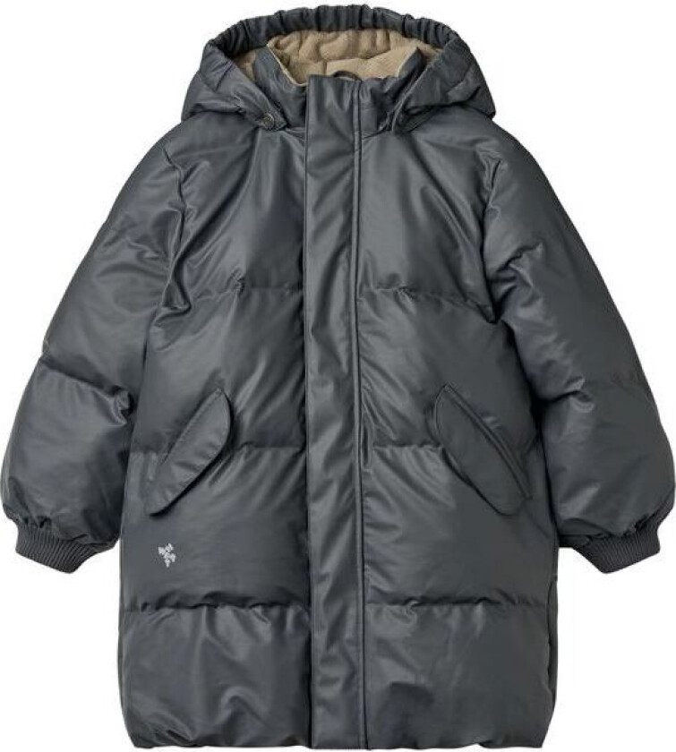 Wheat Coast PU boblejakke til barn, Greyblue