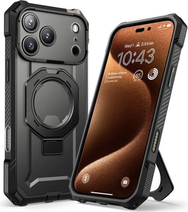 SUPCASE UB Grip deksel Apple iPhone 17 Pro - Black