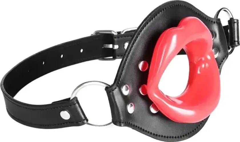 Lips Gag Black/Red