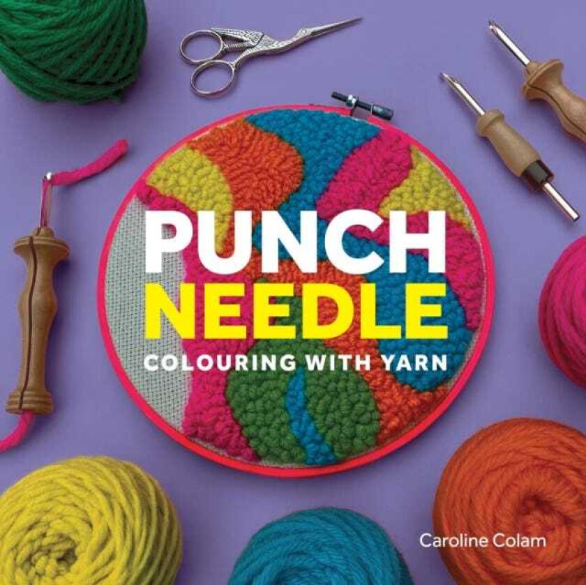 Punch Needle Colouring With Yarn