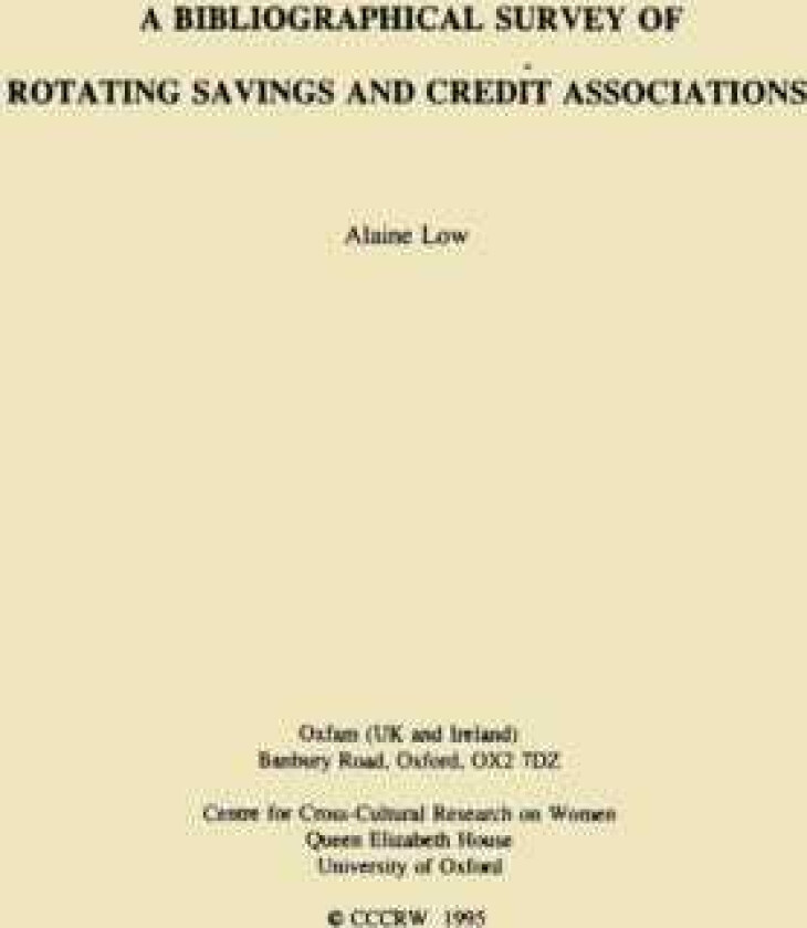 A Bibliographical Survey of Rotating Savings and Credit Associations