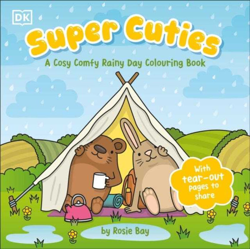 Super Cuties A Cosy Comfy Rainy Day Colouring Book With TearOut Pages to Share