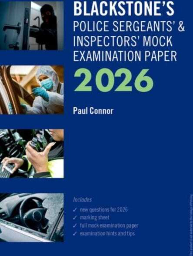 Blackstone's Police Sergeants' and Inspectors' Mock Examination Paper 2026