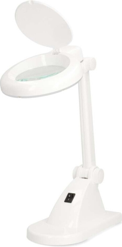 Förstoringsglas Bordslampa | Linsstyrka: 3 + 12 Diopter | 6500 K | 6 W | 400 lm | Vit