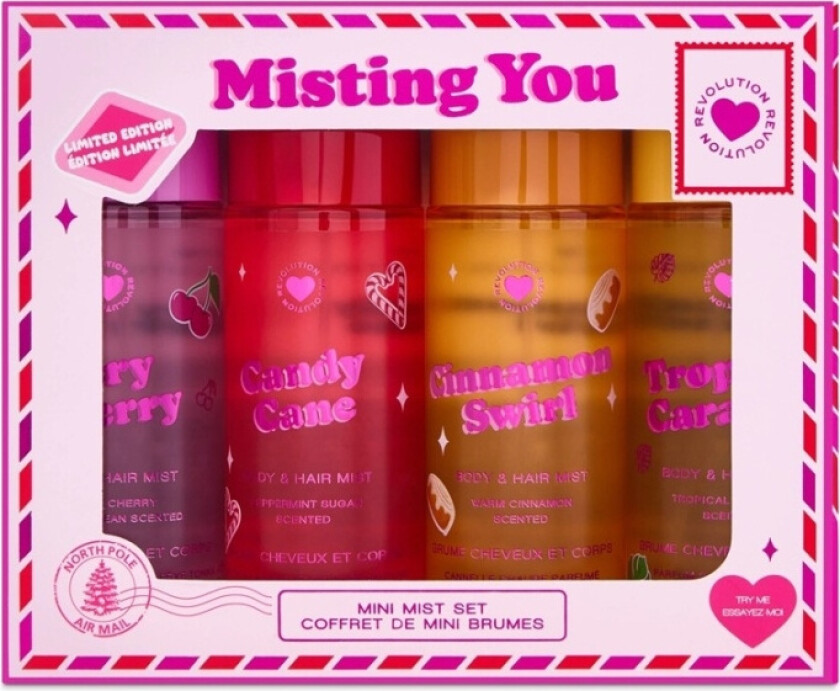 I Heart Revolution Misting You Mini Body Mist Set