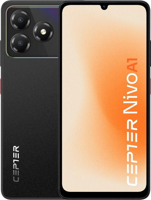 Nivo A1 64 GB smarttelefon, svart