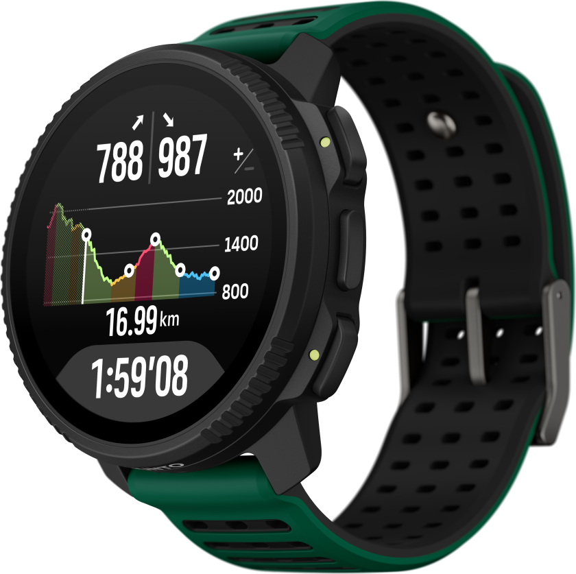 Vertical 2 Stainless Steel Pine Green