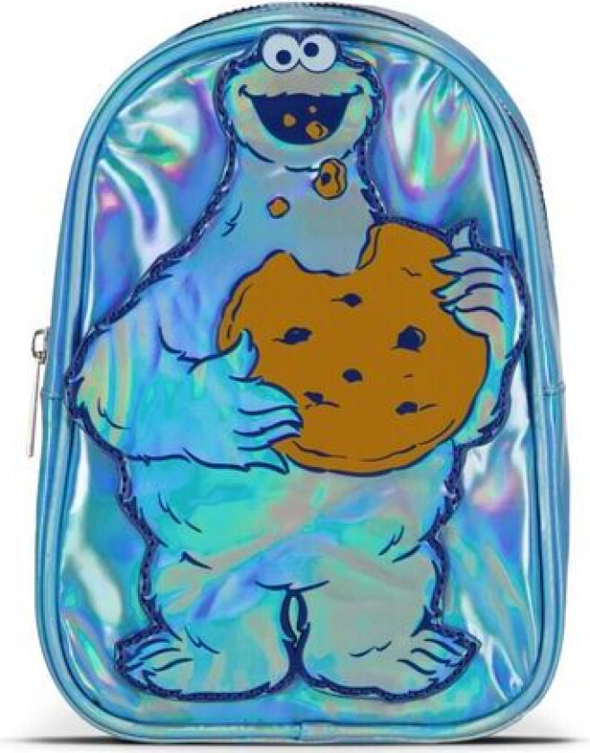 Mini ryggsekker - Cookie Monster - Shiny Mini Backpack - Damer - flerfarget
