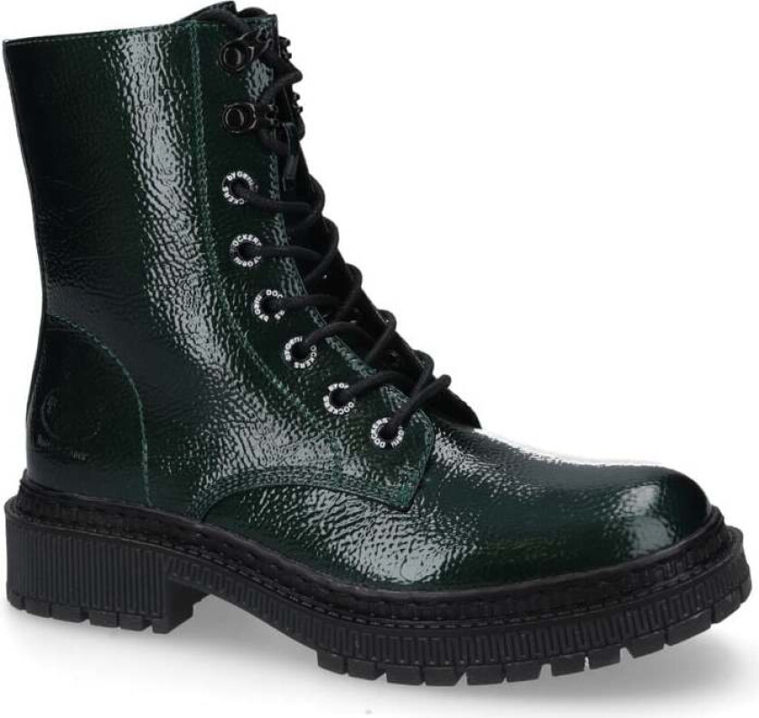 Boot - Lace-Up Boots - EU37 til EU42 - Damer - grønn-svart