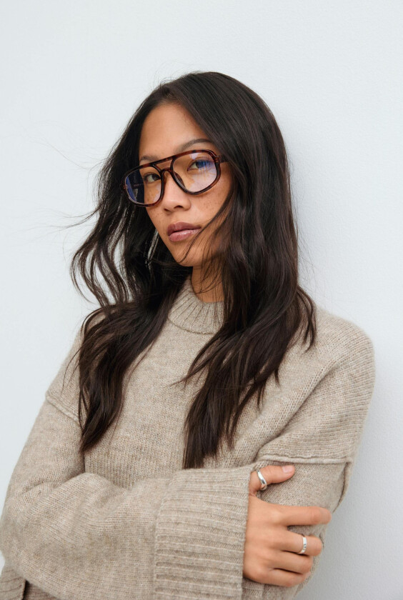 - 70s sunglasses - blålysbriller - Transparent - ONESIZE - Dame