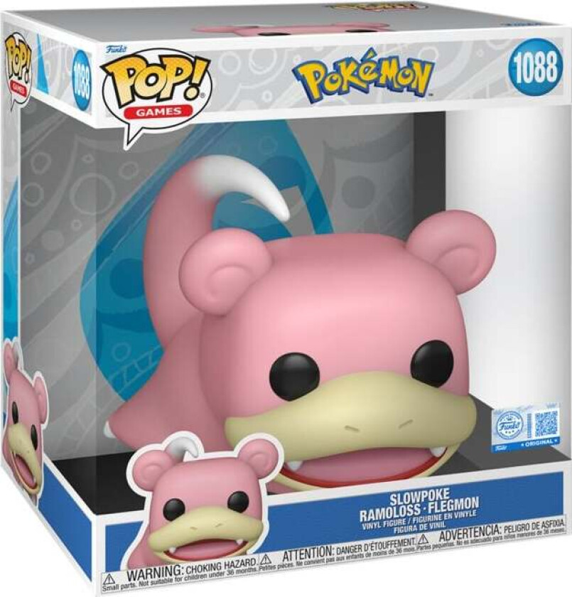 Slowpoke (Jumbo Pop!) Vinylfigur 1088 - Funko Pop! - Funko Shop Europe