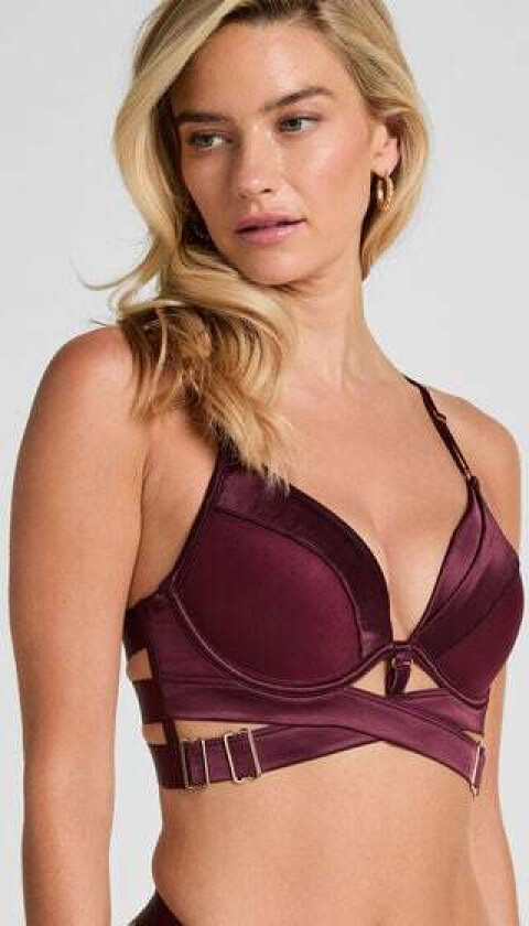 Vatterte longline push-up bøyle-bh Colette Lilla