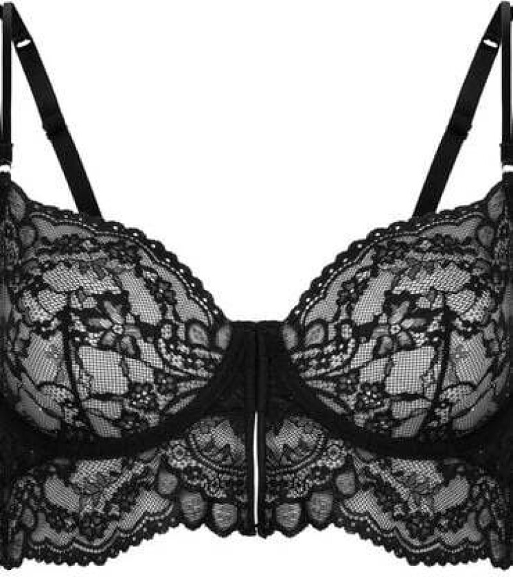 Sabrina longline upolstret spile-BHe Svart