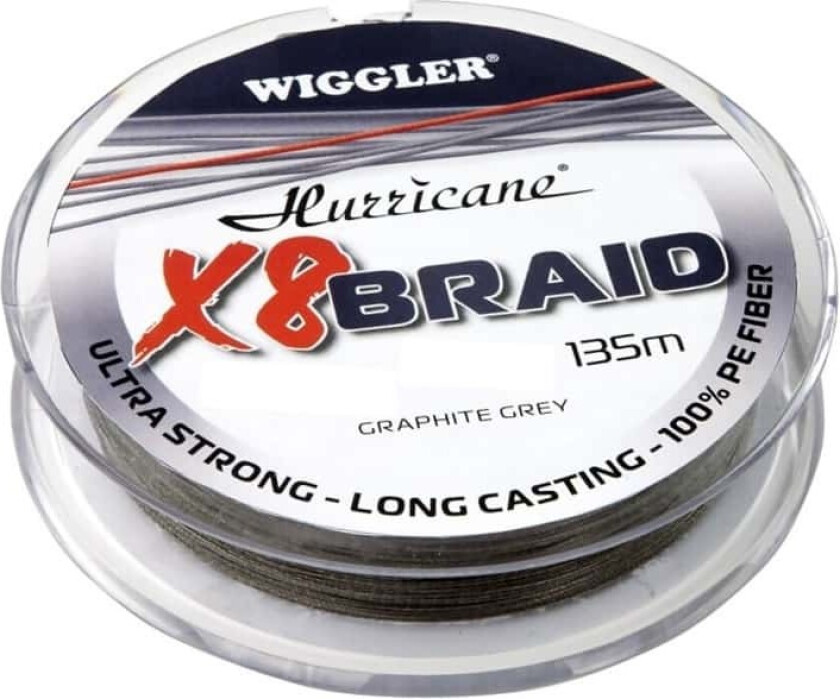 X8 Braid Grey Sene - 135m - 0,26 mm