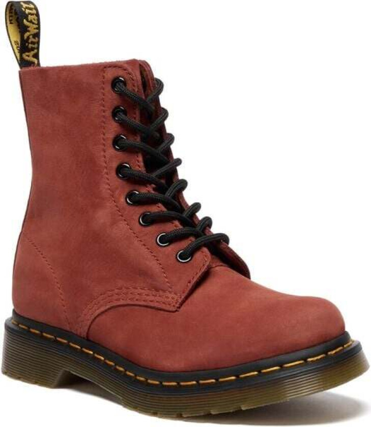 Biker Boots - 1460 Pascal - Russet Red Milled Nubuck MB - EU36 til EU40 - Damer - rustfarget