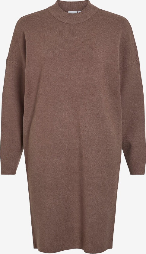 Kjole Vicassie L/s O-neck Short Dress - Grå