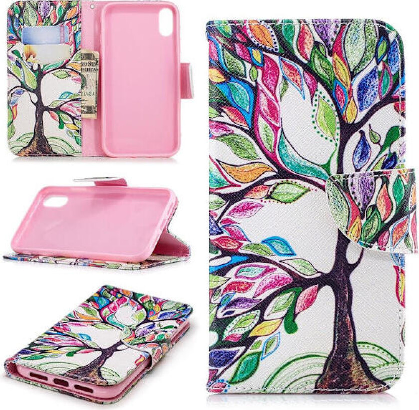 iPhone XR Lommebok-deksel - Farget Tre