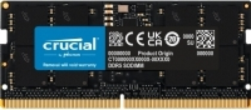 DDR5 - modul - 16 GB - SO-DIMM 262-pinners - 5600 MHz / PC5-44800