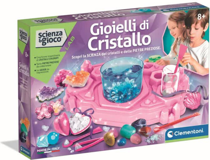 Crystal Jewels Laboratorium - Vitenskapssett for Barn (8+år)