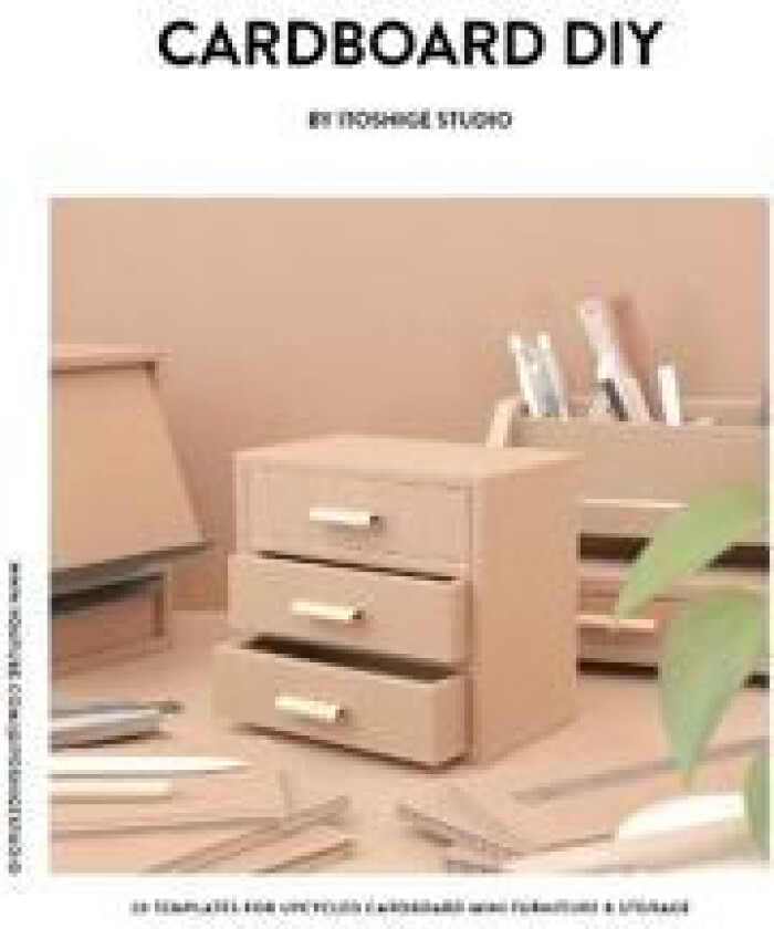 Cardboard DIY by Itoshige Studio 20 Templates for Mini Furniture & Storage