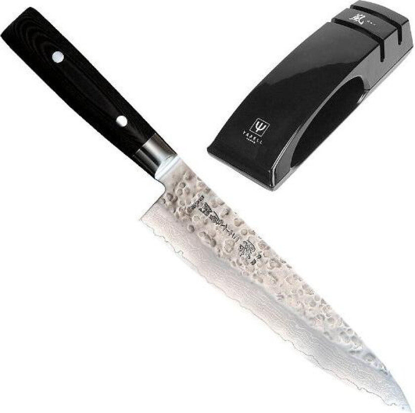 Zen gavesett kokkekniv 20 cm + sliper