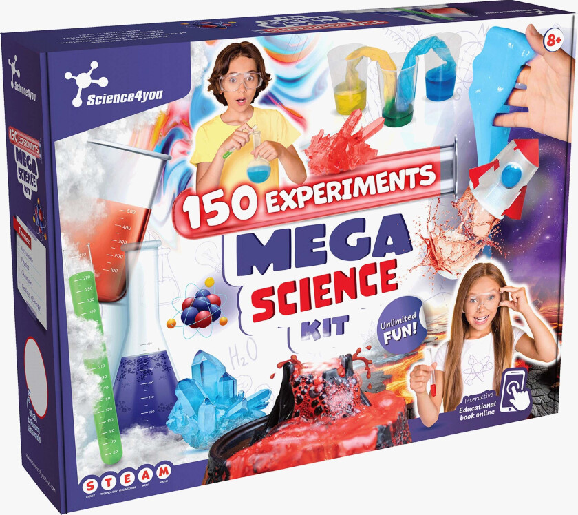 Stem Vitenskapssett Mega 150 Eksperiment - Eksperiment