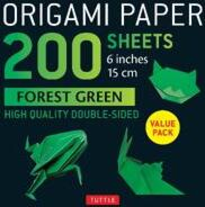 Origami Paper 200 sheets Forest Green 6'á