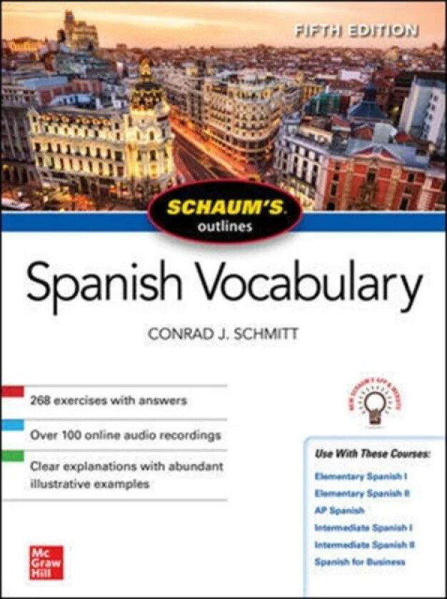 Schaum's Outline of Spanish Vocabulary, Fifth Edition av Conrad Schmitt