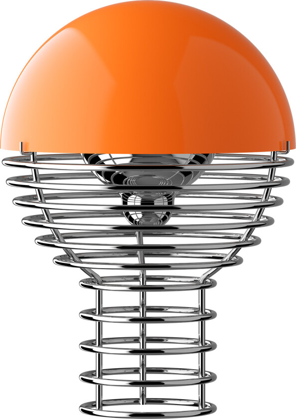 Wire Portable Lamp Orange - Bærbare lamper - Verner Panton - Oransje