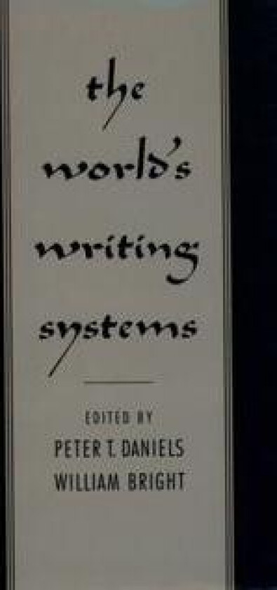 The World's Writing Systems